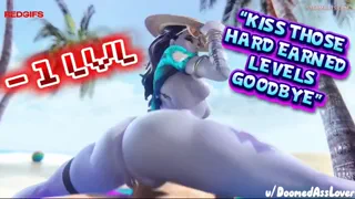 You are nothing but a level farm for this beautiful bouncing ass~ Feel your hard earned levels get drained from you~ Hours of grinding all to dump it in me~ Such a pathetic pig~