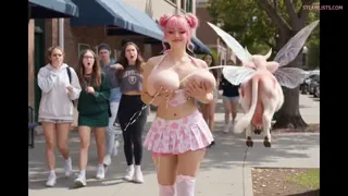The fairy cows raided a college campus
