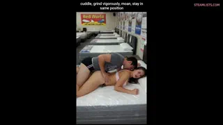 I met my girlfriend 19 year old sister at the bed shop