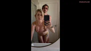 Sunbathing together ends up with me getting bent over the sink Blonde OnlyFans