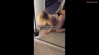 Sister got us in trouble for being too loud