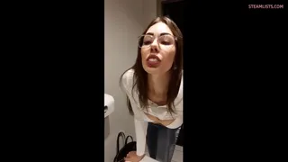 Woul love to stroke yours too Blowjob Public