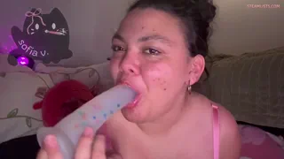 I feel soooo pretty when i fuck my face Blowjob Busty