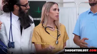 Step Daughters Suck Stepdad Dick for Sperm Samples