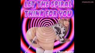 Let the spiral drag you deeper~ Feel your mind sink~ Losers like you will obey and serve the spiral🫦~ Now say “The spiral thinks for me” like a good little loser~