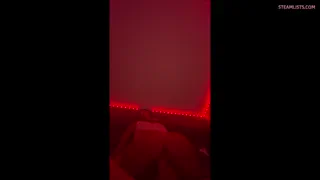 Latina college girl trying to stay quiet
