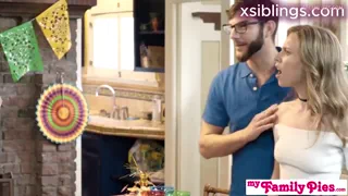 Step Sis And Teen Friend Sneak Fuck At Cinco De Mayo Party