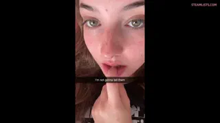 I help step bro’s nerves by sucking his dick