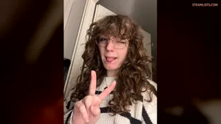 Her face vs. her cock