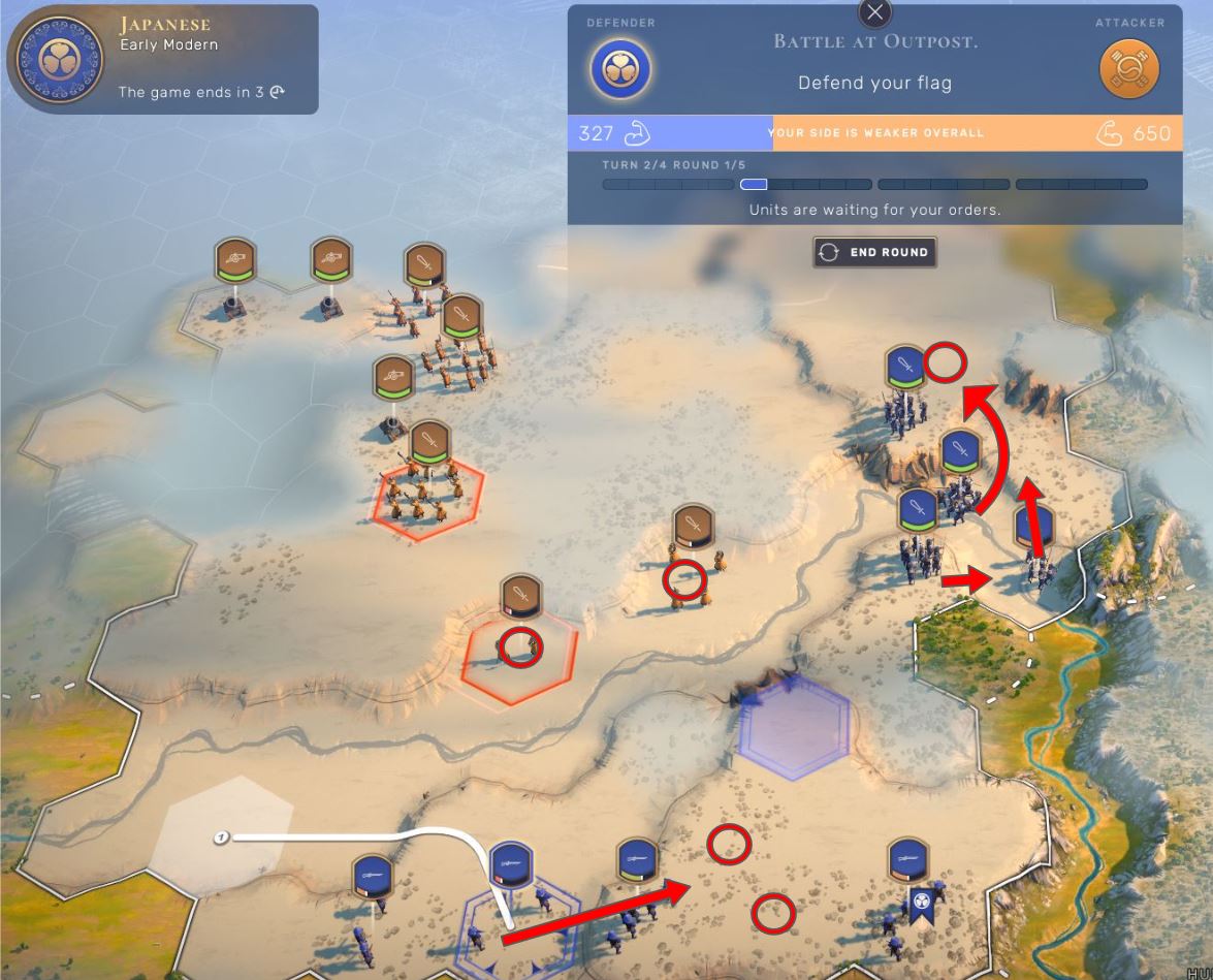 HUMANKIND™ - Lucy OpenDev - Wading into Battle Scenario: Perfect Victory