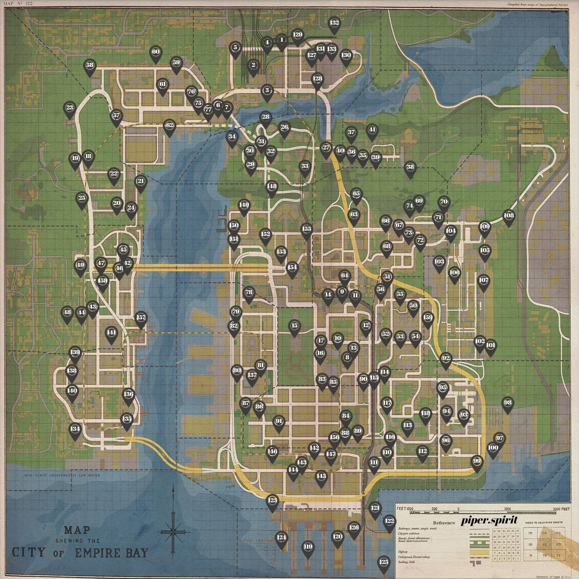 Mafia II: Definitive Edition - Most Wanted Posters Map | Location ...