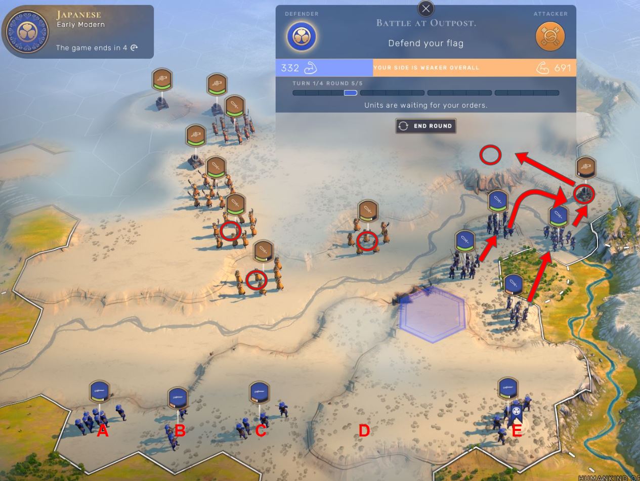 HUMANKIND™ - Lucy OpenDev - Wading into Battle Scenario: Perfect Victory