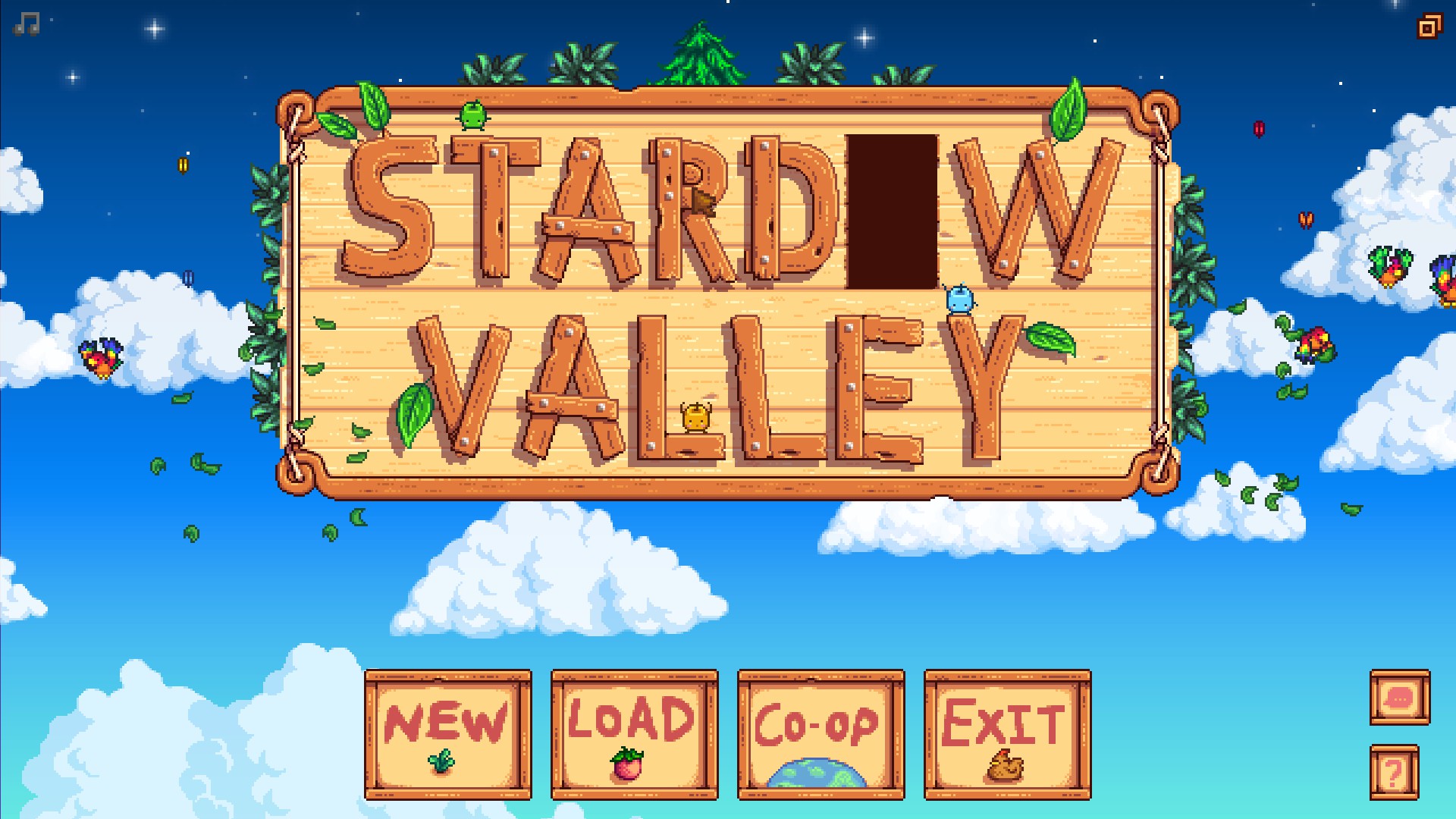 Stardew Valley - All 5 Menu Screen Easter Eggs - Forrest and birds