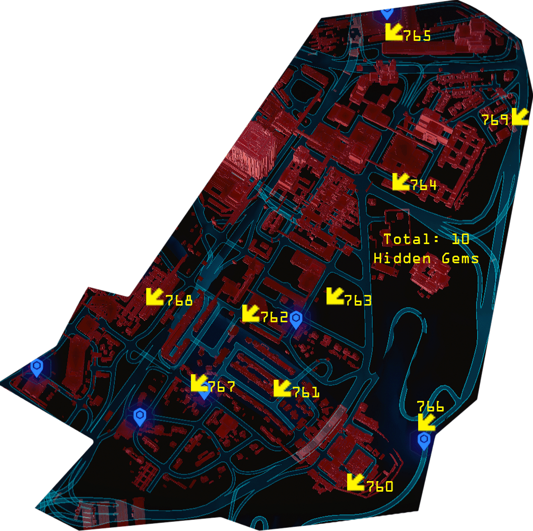 Cyberpunk 2077 - Hidden Gem Locations - 10 Santo Domingo - Rancho Coronado