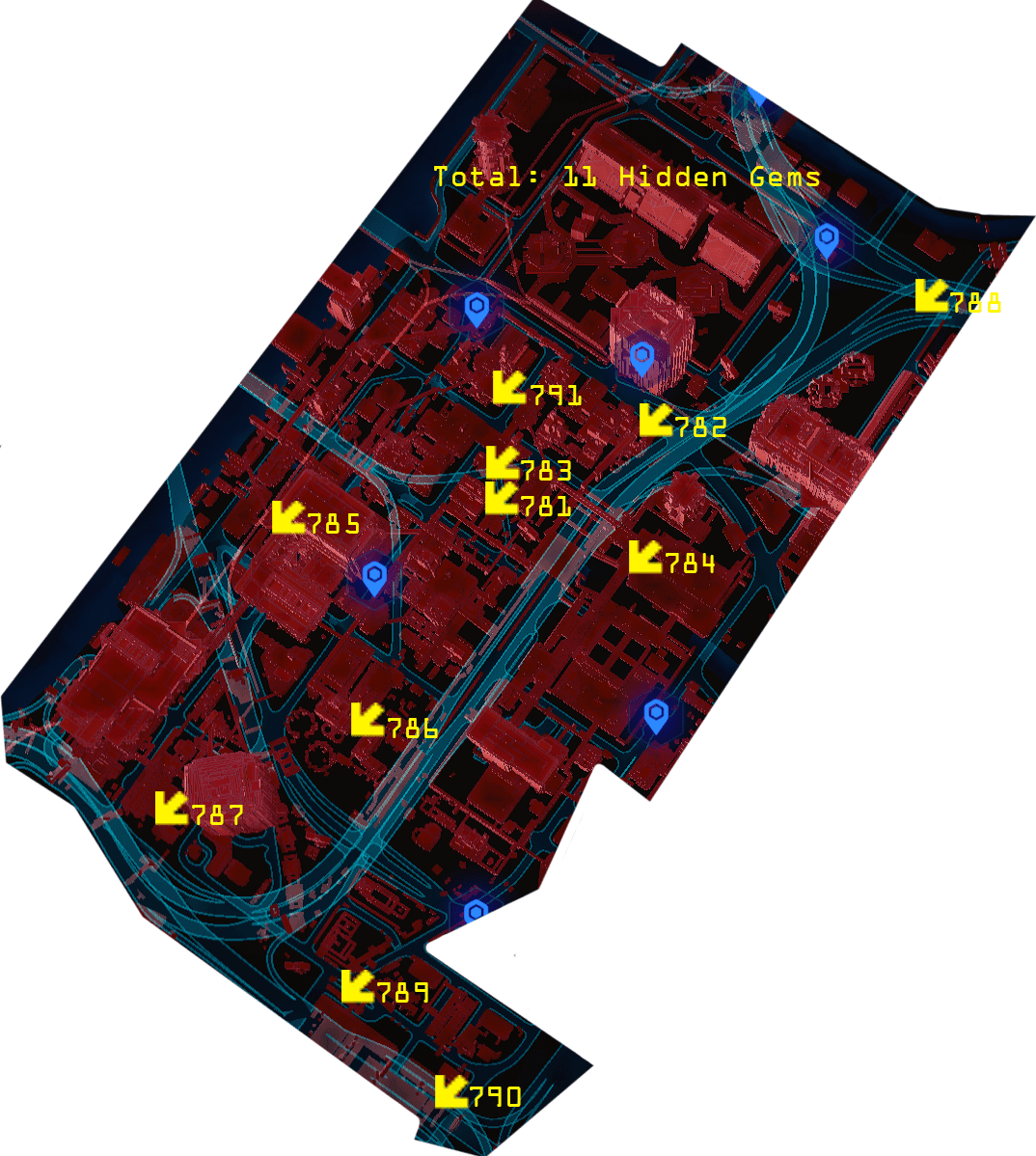 Cyberpunk 2077 - Hidden Gem Locations - 11 Santo Domingo - Arroyo
