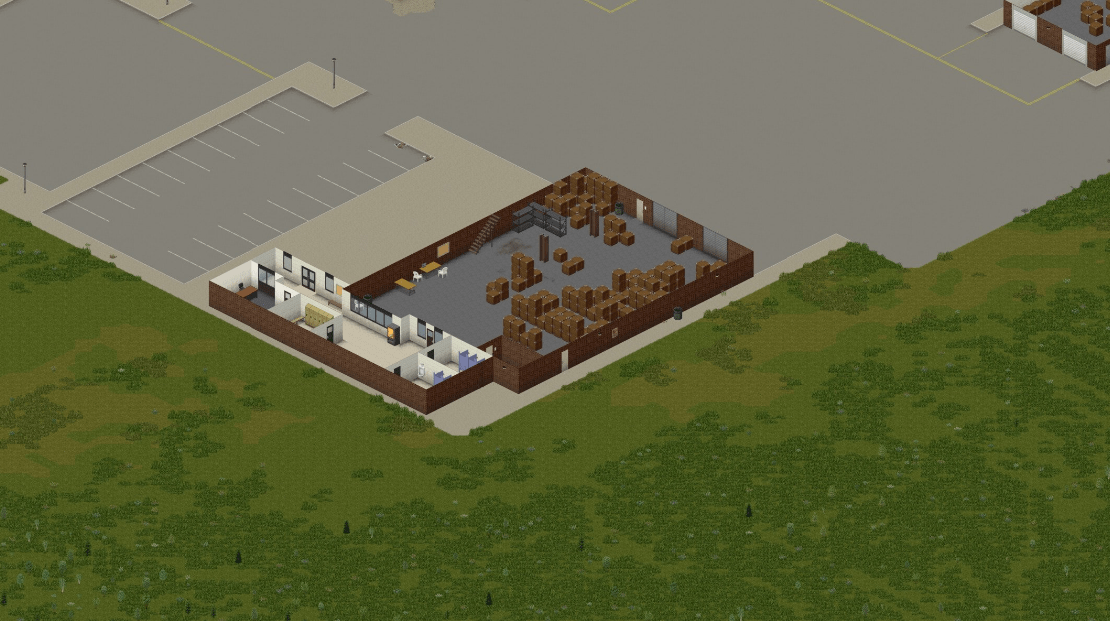 Project Zomboid - Setting up a good first base in Riverside.