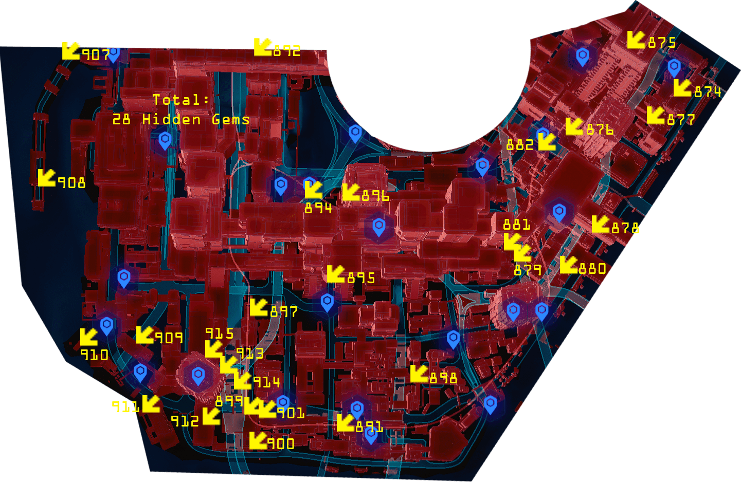Cyberpunk 2077 - Hidden Gem Locations - 28 Heywood