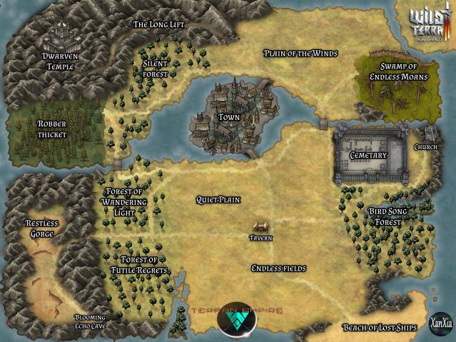 Wild Terra 2: New Lands - Basics & Guides - Mainland Map