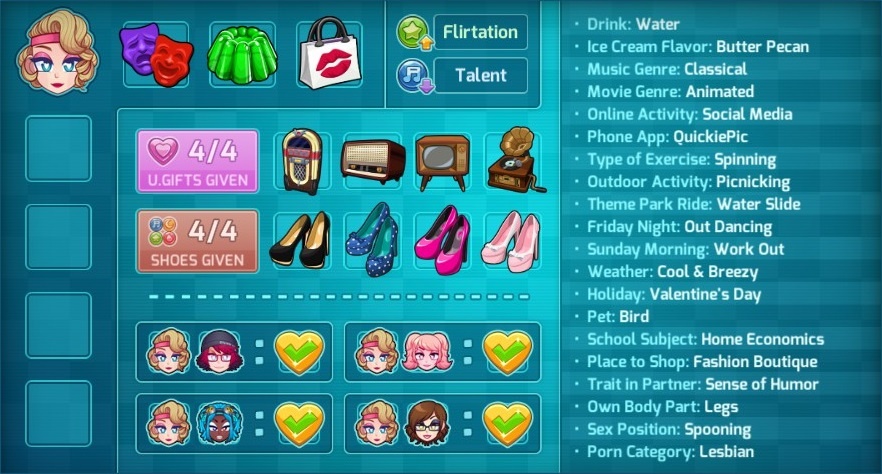 HuniePop 2: Double Date - Your guide to all HuniePop2 girls!
