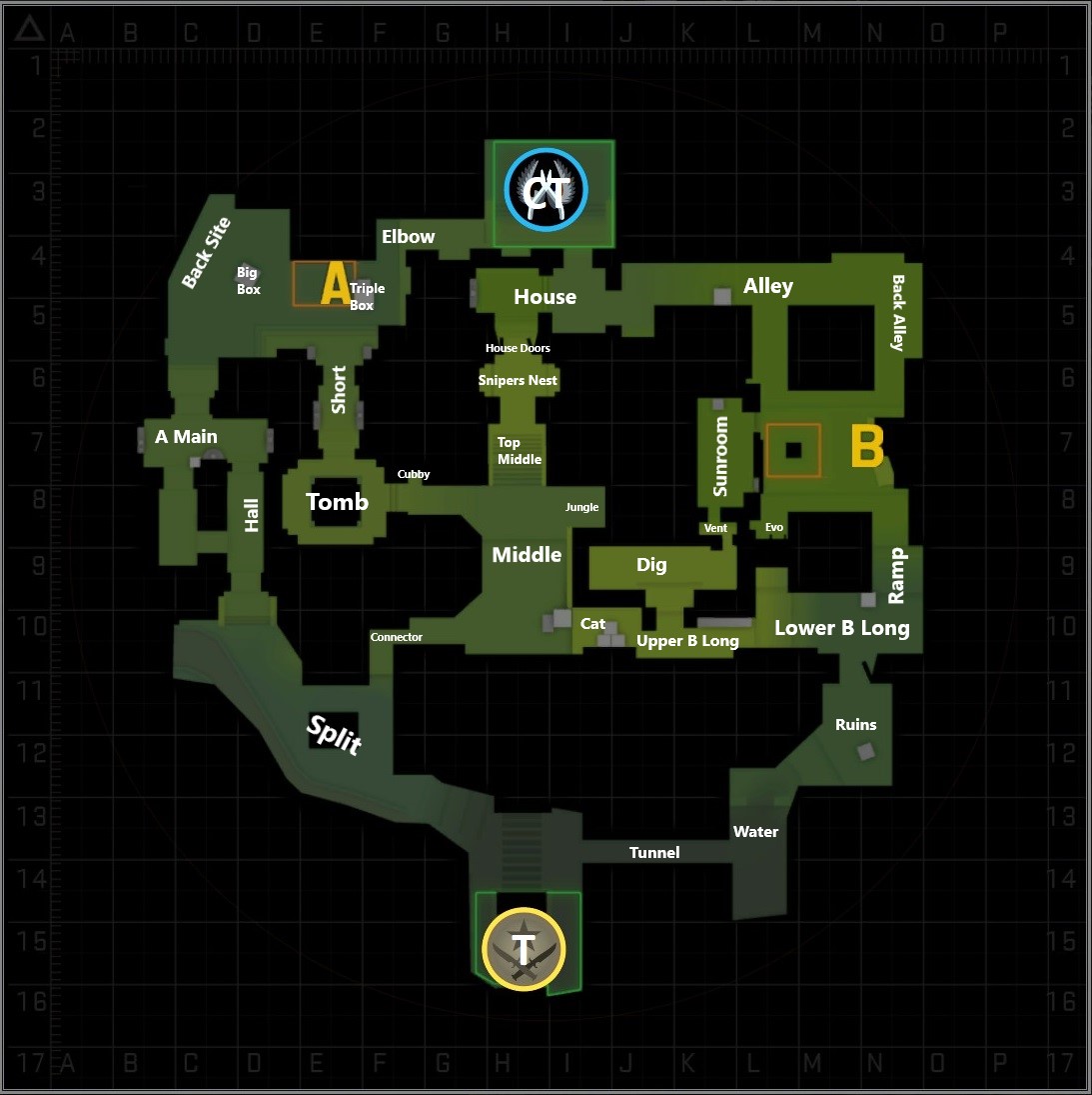 Counter-Strike: Global Offensive - CSGO CS:GO MAPS INFO'S - ANCIENT