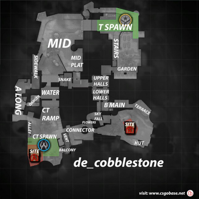 Counter-Strike: Global Offensive - CSGO CS:GO MAPS INFO'S - COBBLESTONE