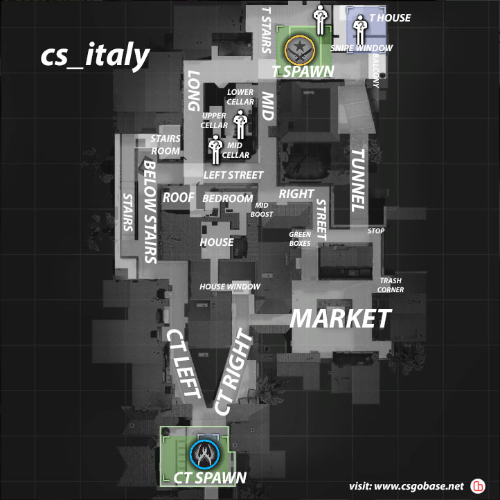 Counter-Strike: Global Offensive - CSGO CS:GO MAPS INFO'S - ITALY
