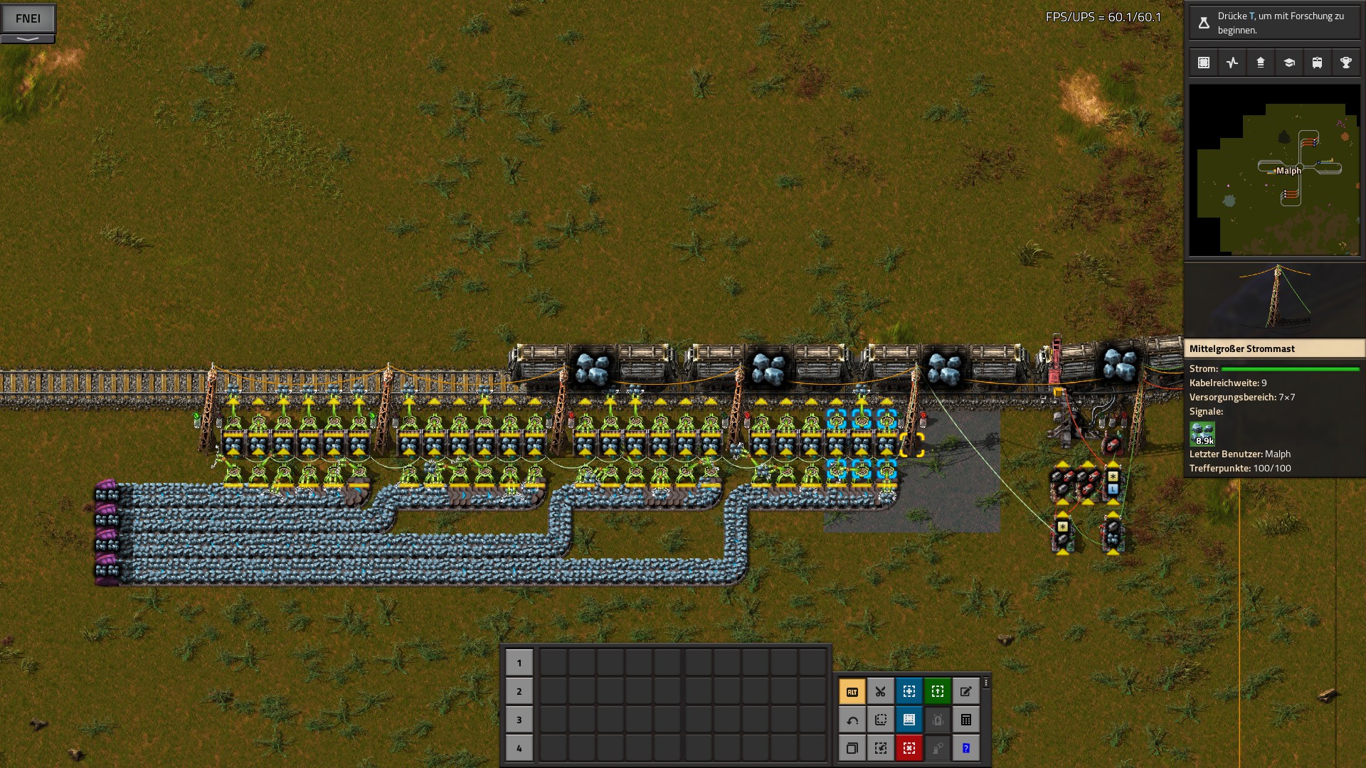 Factorio - 1.1 Trains and Station Limits