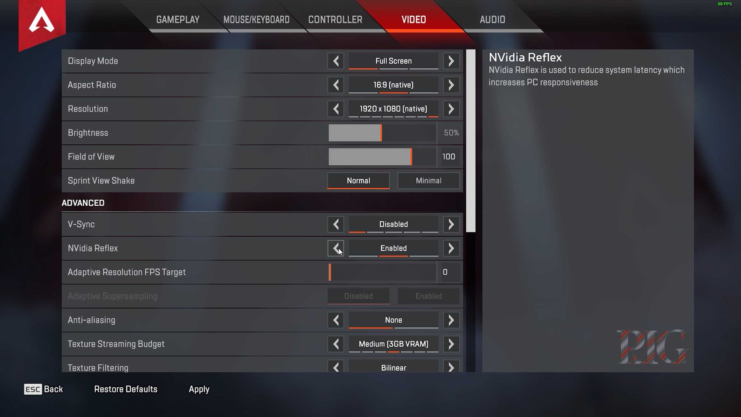 Apex Legends - (UPDATED) Competitive Configuration For Stable Low Latency
