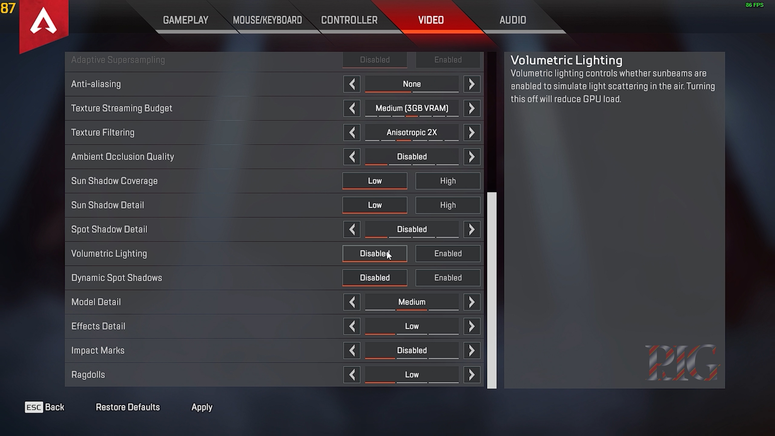 Apex Legends - (UPDATED) Competitive Configuration For Stable Low Latency
