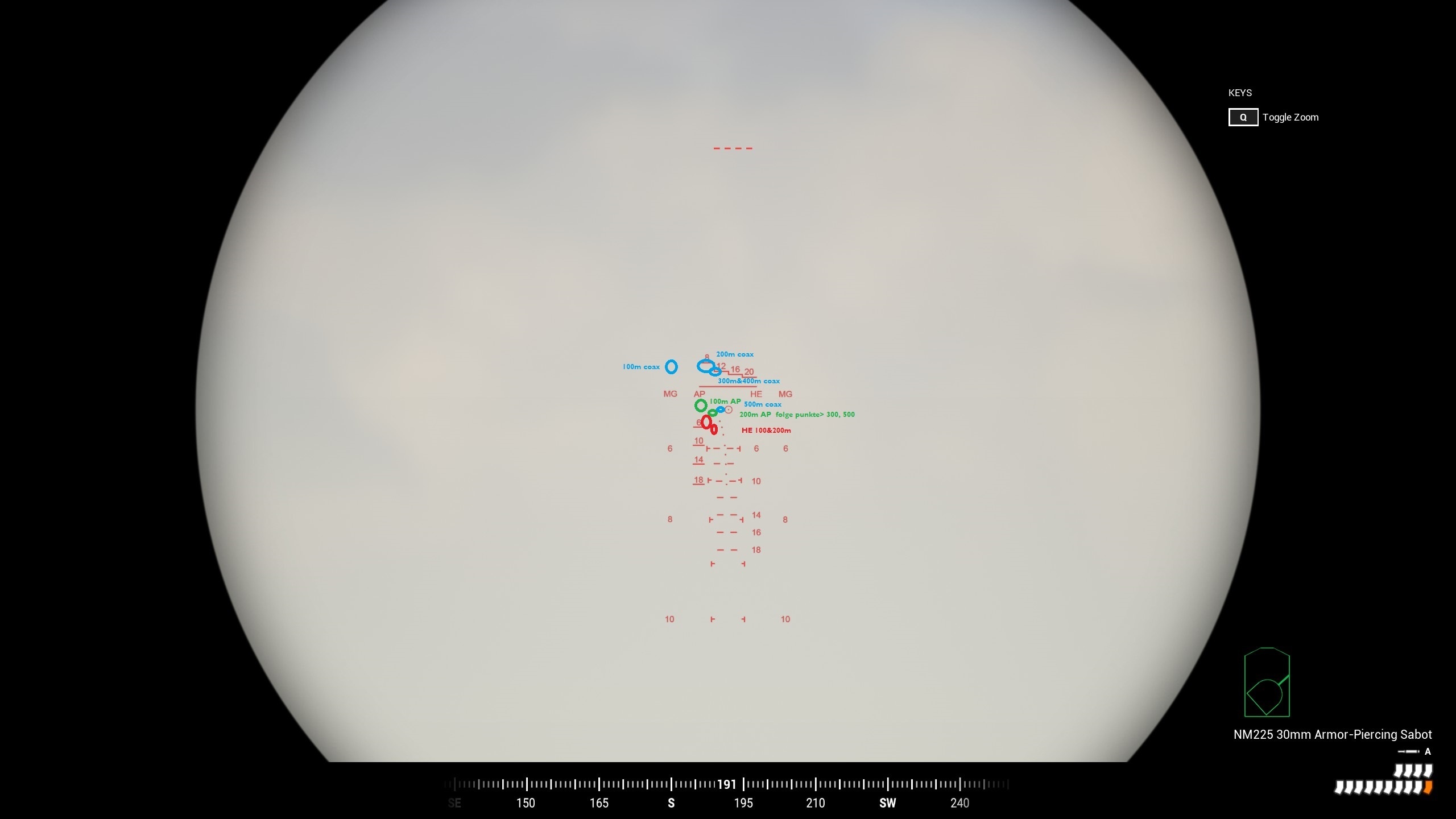 Squad - Vehicle Reticle Guide
