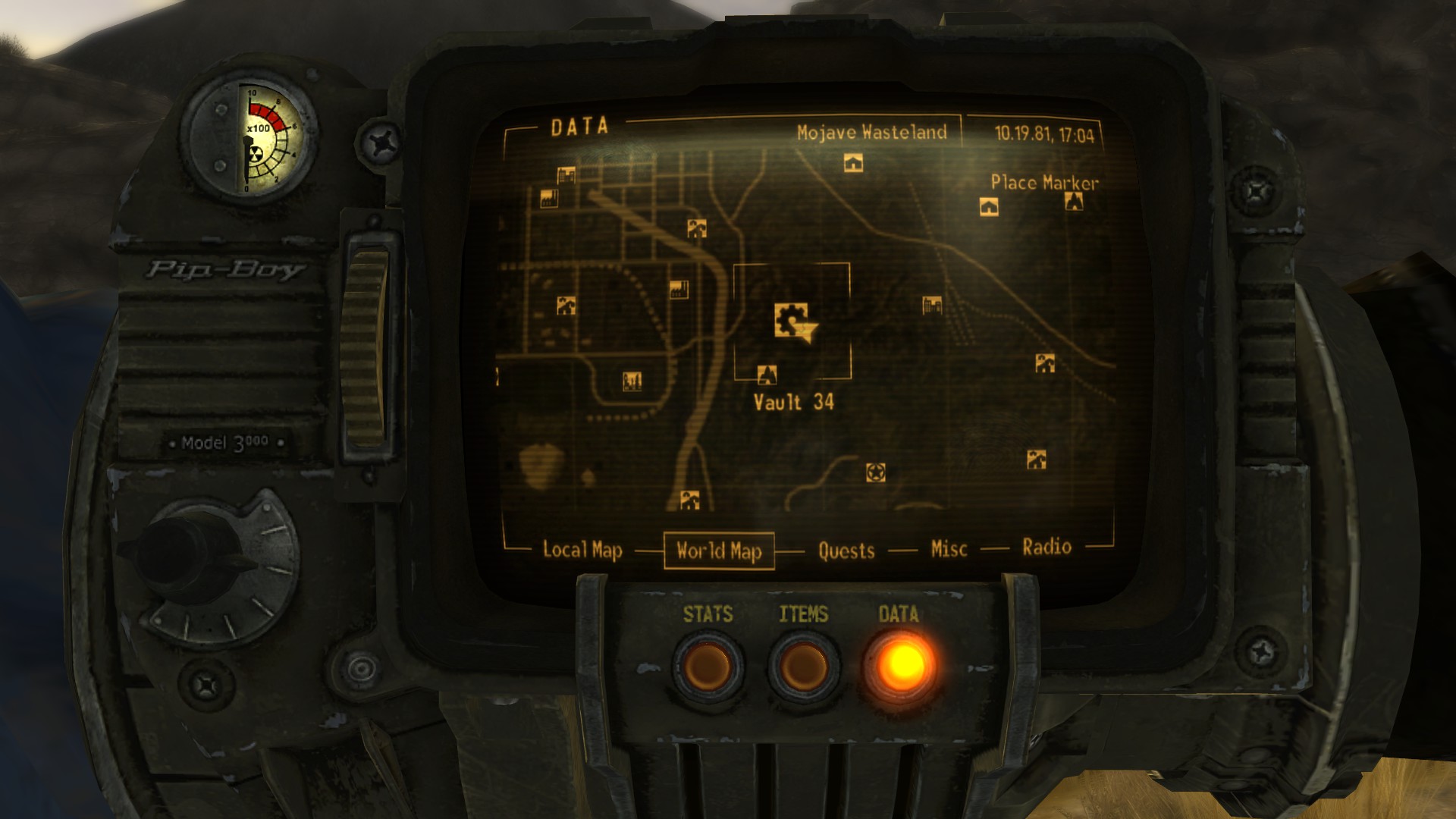 fallout new vegas vault locations map