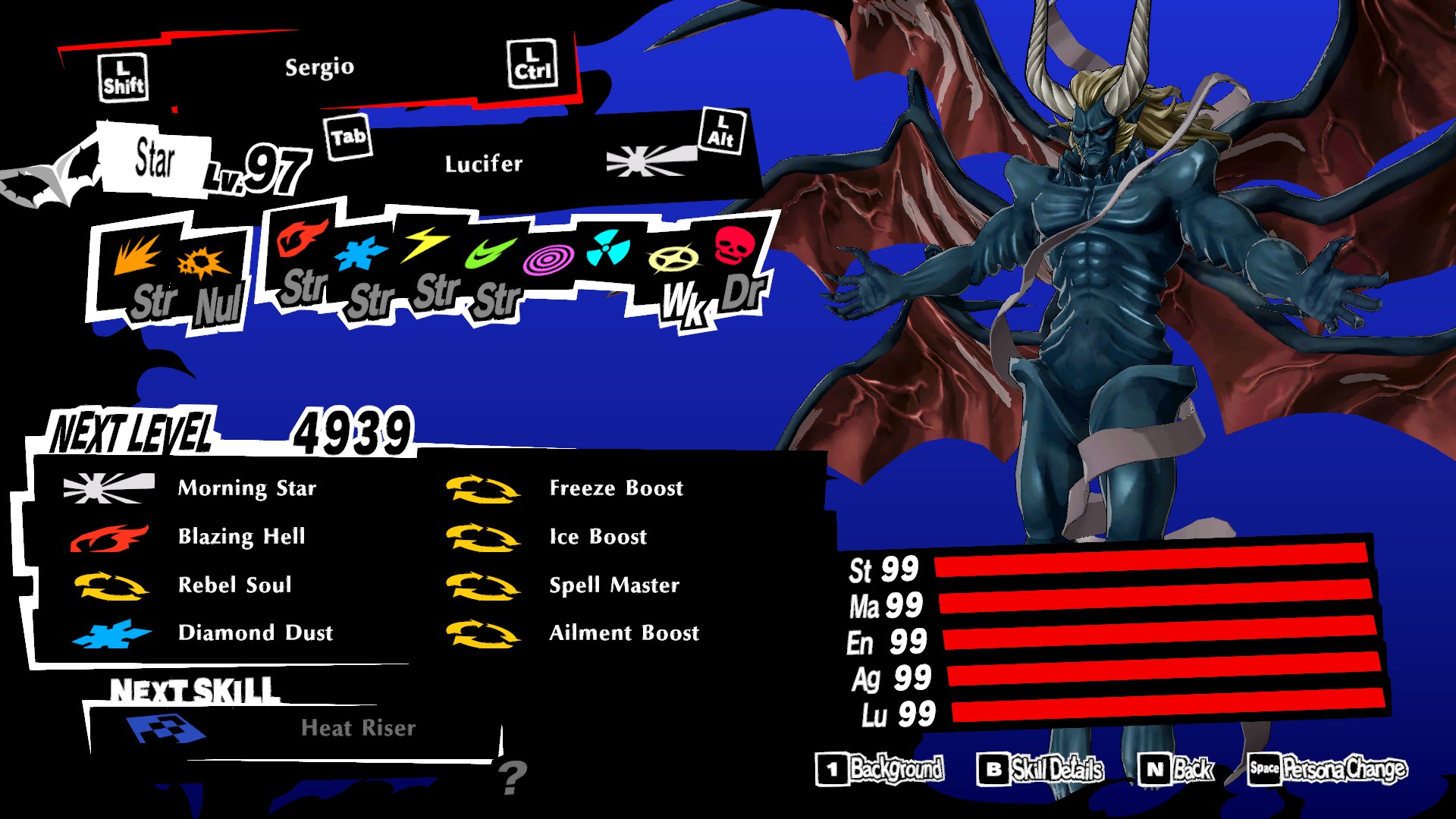 Persona 5 strikers lucifer