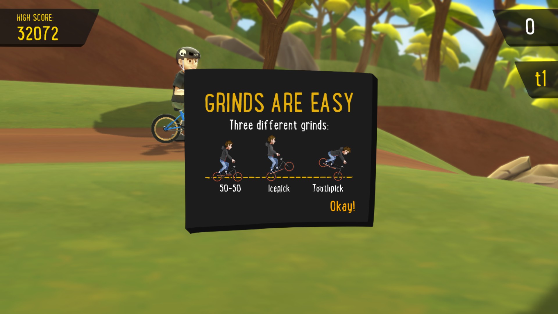 Pumped BMX + - List of all tricks and how to get speed - Grinds