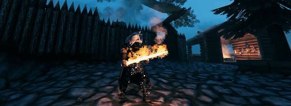Valheim - Secret fire sword. Sword with 10 000 damage