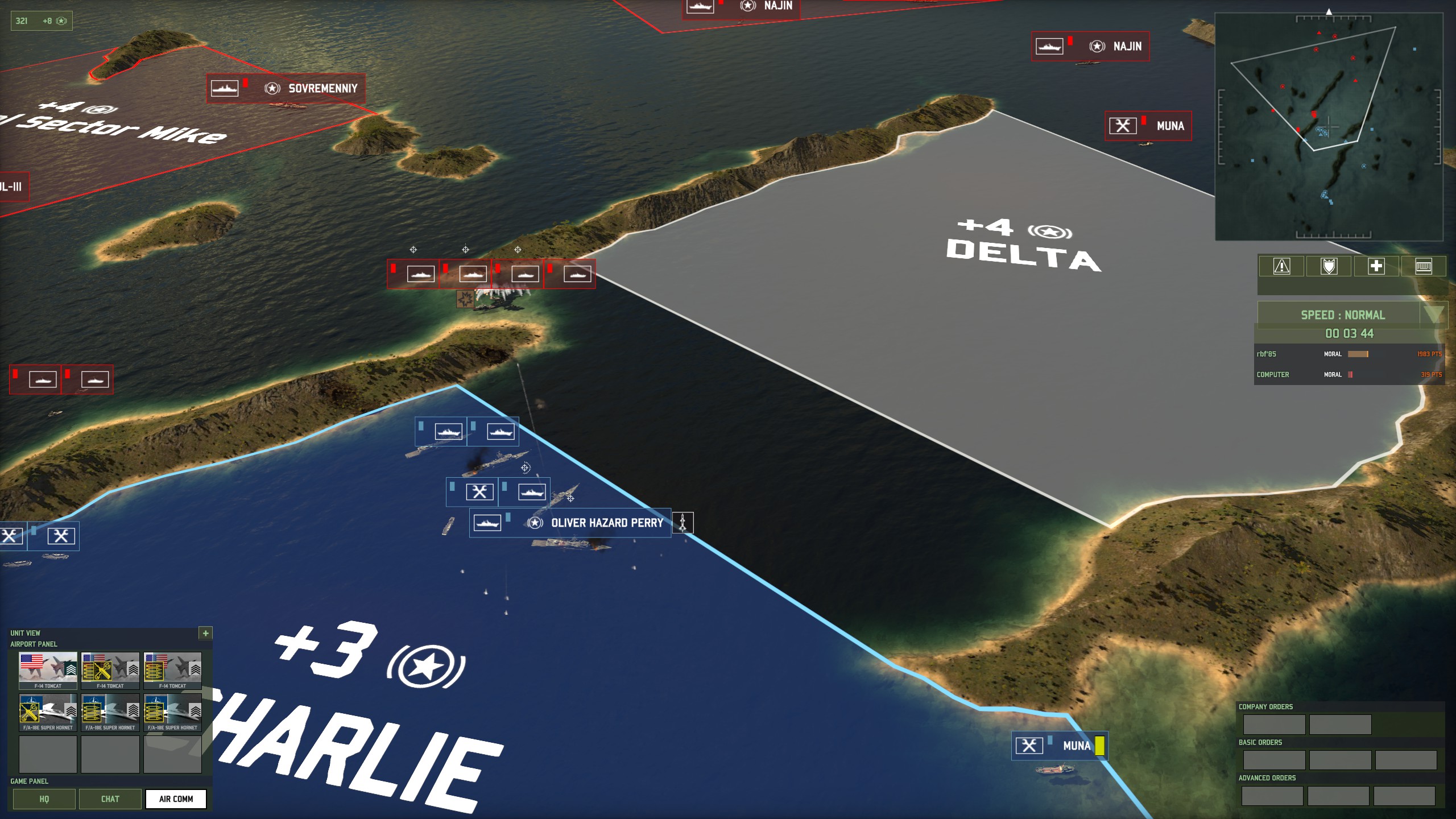 Wargame: Red Dragon - Second Korean War campaign: USS Enterprise defense Total Victory - zero loss Guide