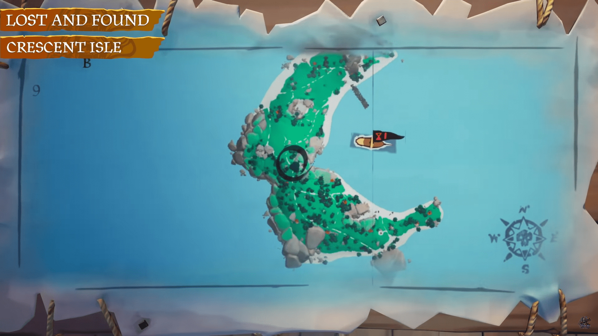 Sea of Thieves - Glitterbeards journals NO SPOILERS FULL Guide - 4) Lost and Found - Crescent Isle