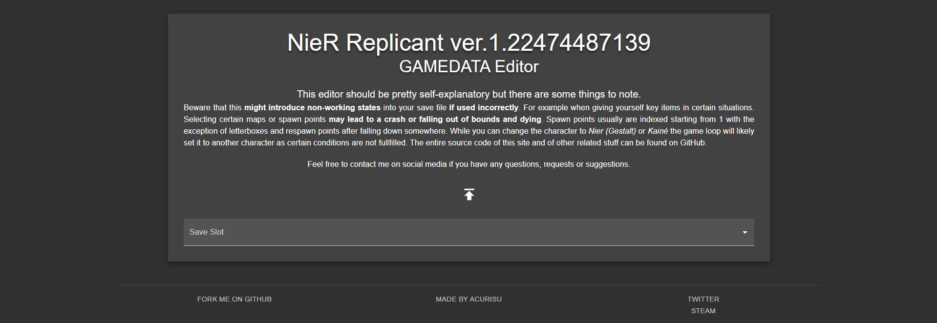 NieR Replicant ver.1.22474487139... - How to edit your save file (GAMEDATA)