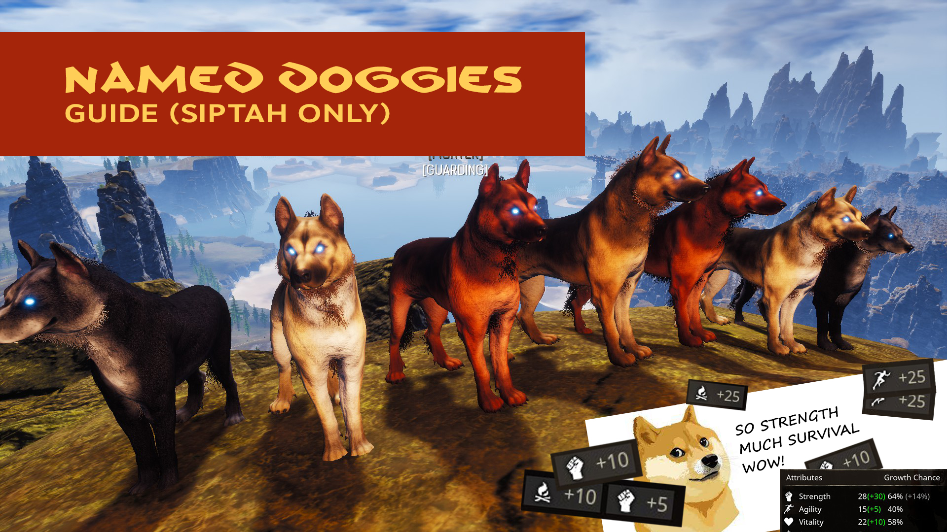 Conan Exiles - Named Feral Dogs - Detailed Description - Introduction: Feral Dog vs. Named Feral Dog