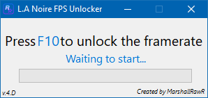 L.A. Noire - Unlock the framerate to 60FPS - Latest patch (L.A Noire FPS Unlocker) - Introduction