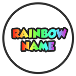 Roblox Bizarre Blox - Shop Item Rainbow Name