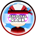 Roblox Coins Hero Simulator - Badge Unlock Rank Colossal