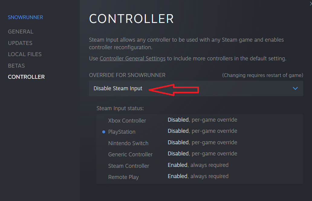 SnowRunner - Fix If You're Seeing Xbox Buttons But Using a DualShock Controller