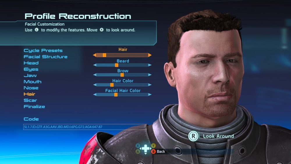 Mass Effect ™ Legendary Edition - Face Codes 13 - Steamlists.com
