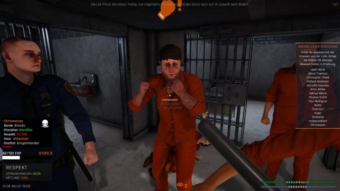 Prison Simulator: Prologue – Achievements Walkthrough 1 - steamlists.com