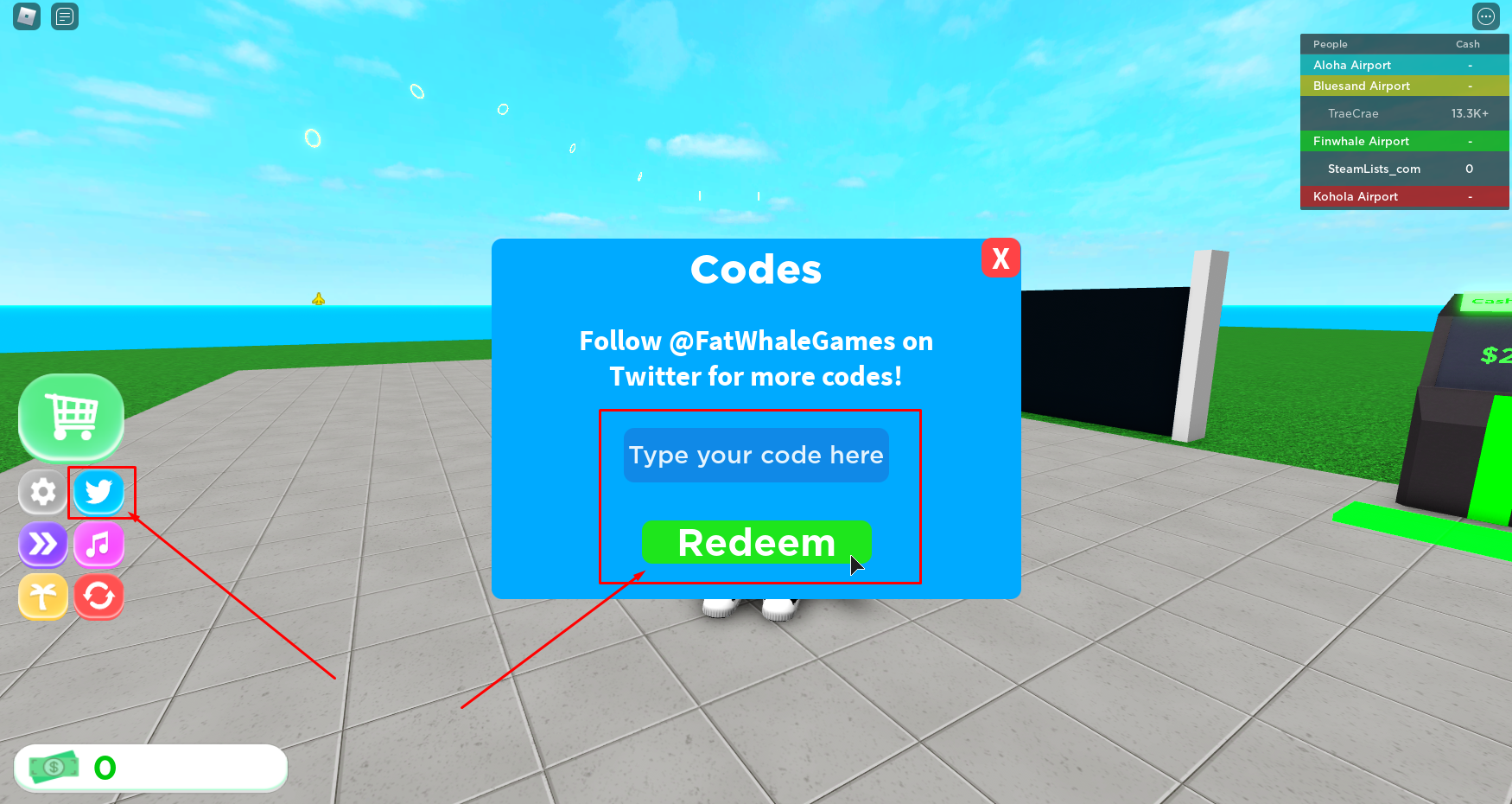 Roblox Airport Tycoon Codes Free Cash July 2021 Steam Lists - roblox sushi tycoon badges