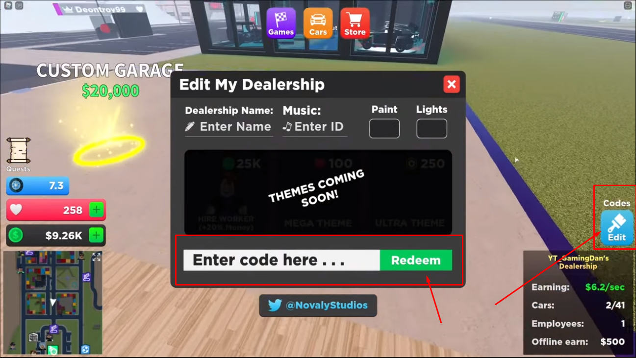 Roblox Car Tycoon Codes July 2021 Steam Lists - codes for roblox future tycoon 2