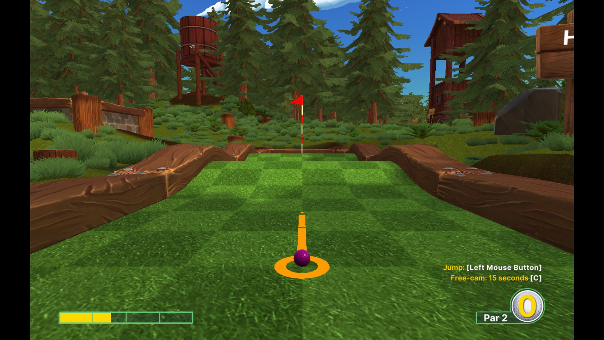 Golf With Your Friends - [UPDATED 2021] Forest Hole in Ones - Hole 2