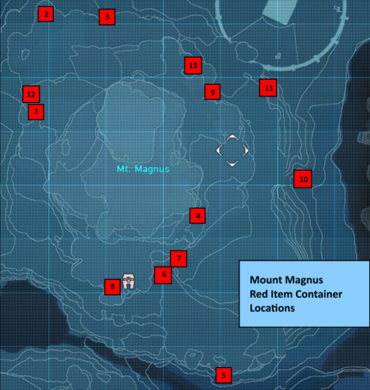 Phantasy Star Online 2 New Genesis - PSO2 NGS Red Box Location Per Region - Mt. Magnus