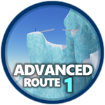 Roblox Expedition Antarctica - Badge You have completed Advanced Route 1!🏃