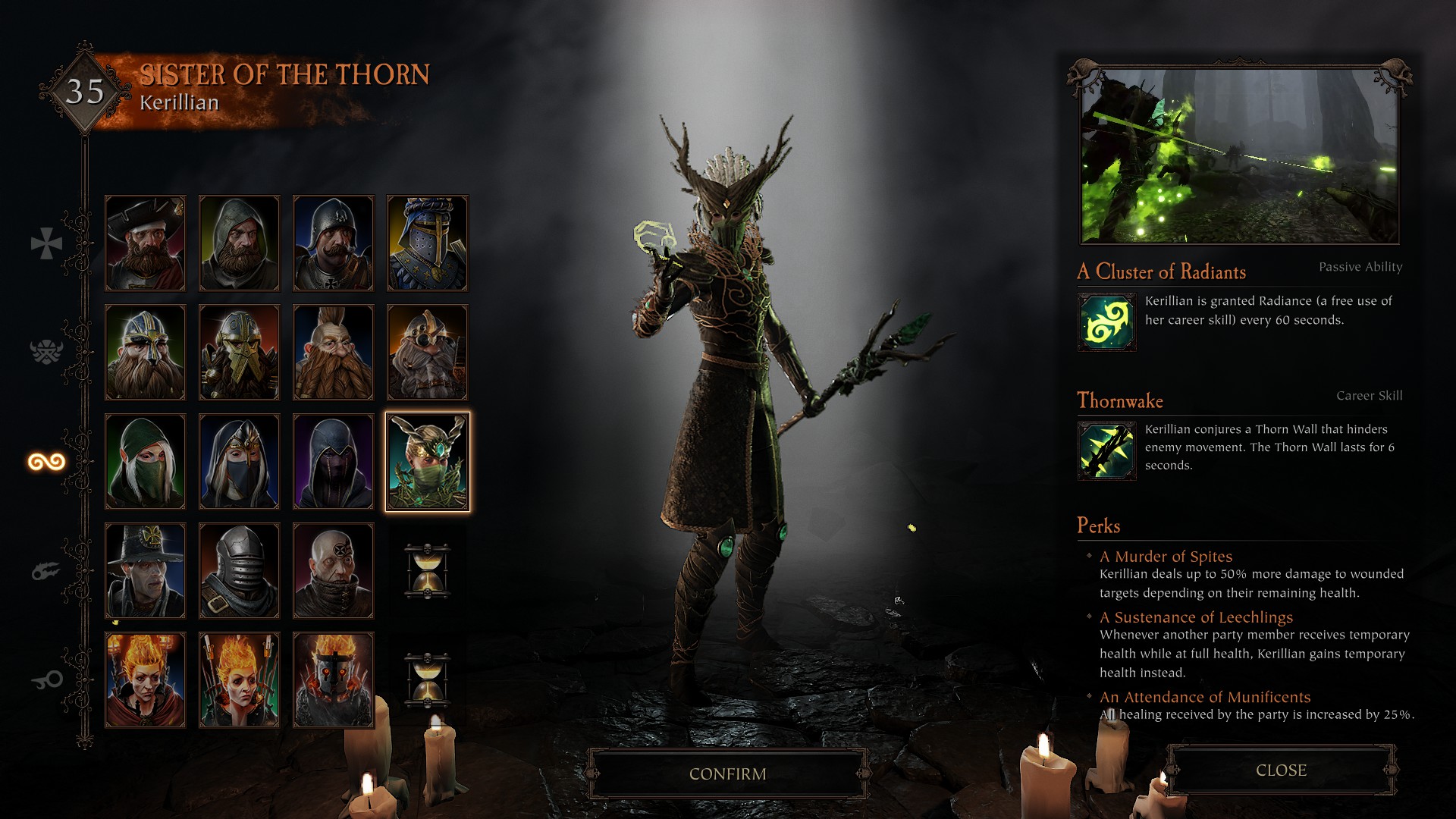 Warhammer: Vermintide 2 - Best Class to Play Guide - Sister of the Thorn